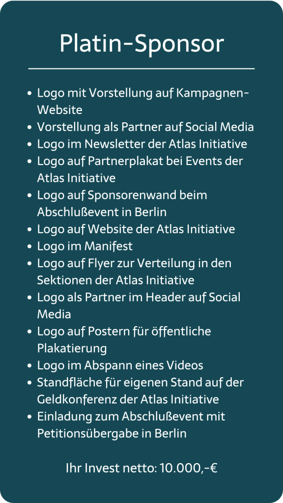 Freies Geld Platin-Sponsor