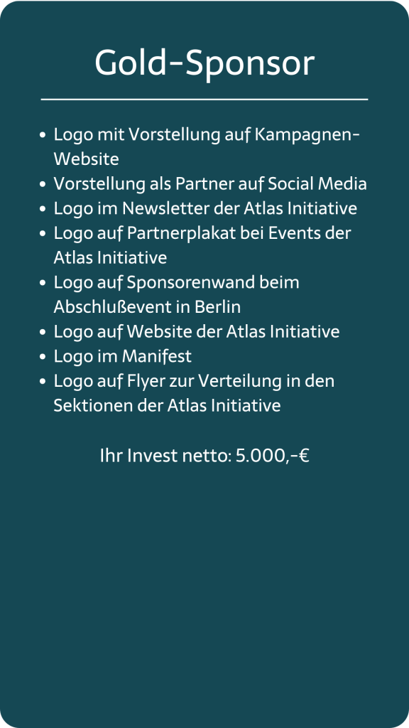 Freies Geld Gold-Sponsor